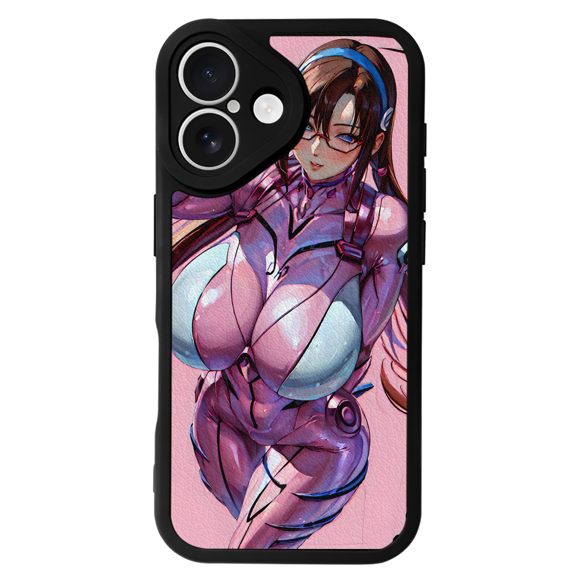 （画像用） EVA 新世紀エヴァンゲリオン 【iPhone 16シリーズ対応】シリコンスマホケース（レザー調） 材質：シリコン